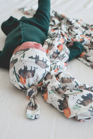 Top Knot Hat - Bison