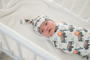 Top Knot Hat - Bison