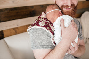 Premium Burp Cloths - Scarlet