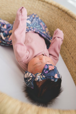 Knit Headband Bow - Meadow