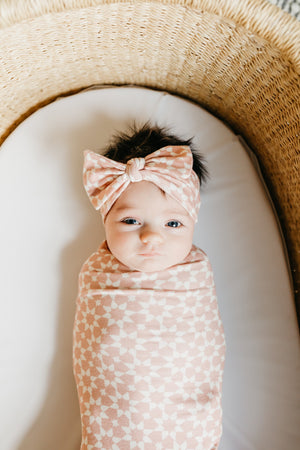 Knit Headband Bow - Star