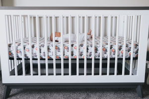 Premium Knit Fitted Crib Sheet - Bison