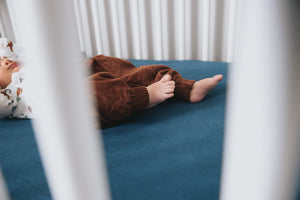 Premium Knit Fitted Crib Sheet - River