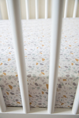 Premium Knit Fitted Crib Sheet - Arlo