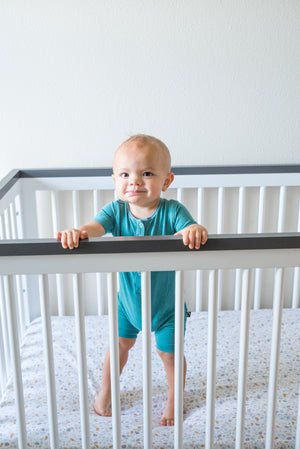 Premium Knit Fitted Crib Sheet - Arlo