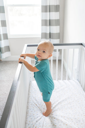 Premium Knit Fitted Crib Sheet - Arlo