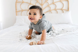 Knit Swaddle Blanket - Marble