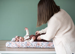 Premium Knit Diaper Changing Pad Cover - Autumn