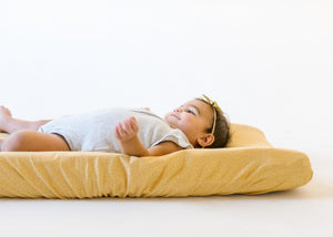 Premium Knit Diaper Changing Pad Cover - Marigold