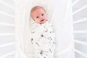 Knit Swaddle Blanket - Marble