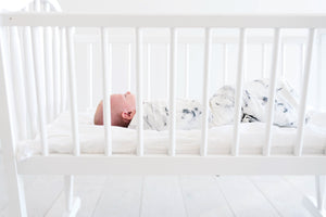 Knit Swaddle Blanket - Marble