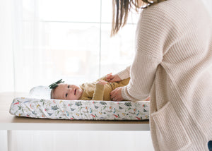 Premium Knit Diaper Changing Pad Cover - Aspen