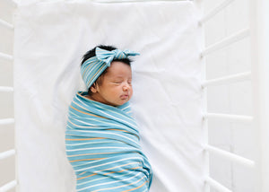 Knit Swaddle Blanket - Milo