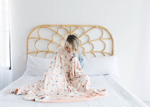 Three-Layer Jumbo Quilt - Caroline