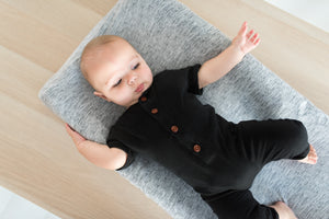 Premium Knit Diaper Changing Pad Cover - Asher