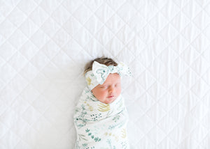 Knit Headband Bow - Aussie