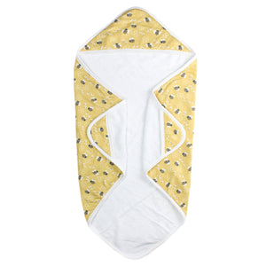 Premium Knit Hooded Towel - Honeycomb