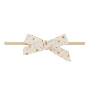 Ribbon Nylon Bow - Hunnie