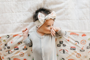 Knit Headband Bow - Baja