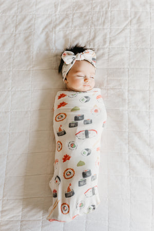 Knit Headband Bow - Baja