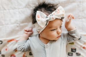 Knit Headband Bow - Baja