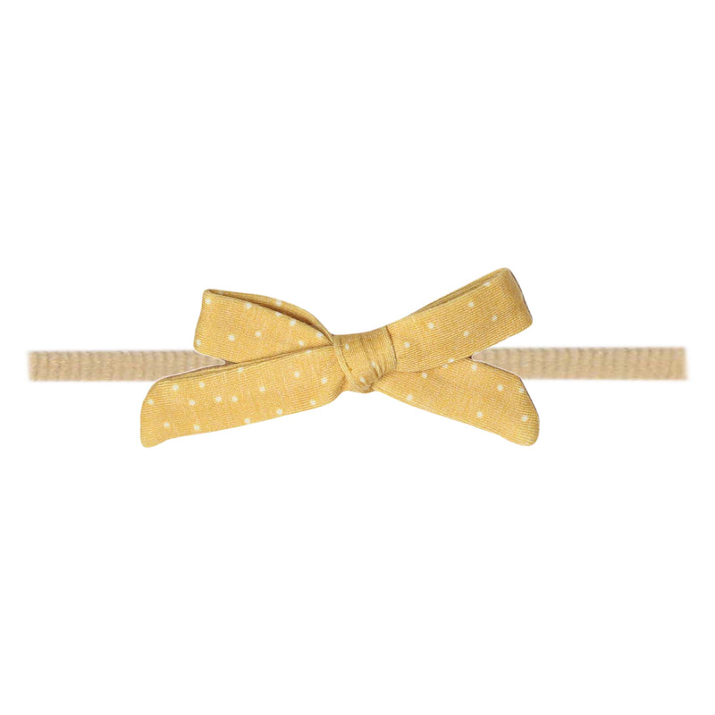 Ribbon Nylon Bow - Marigold