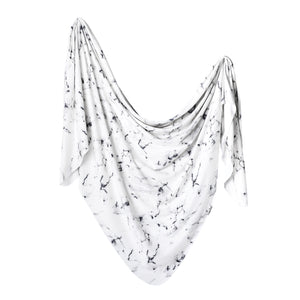 Knit Swaddle Blanket - Marble