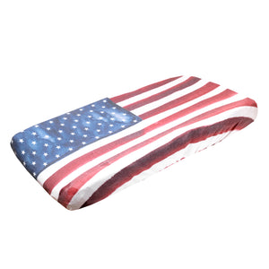 Premium Knit Diaper Changing Pad Cover - Patriot