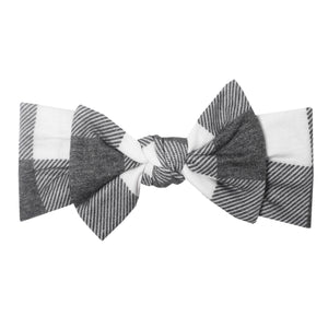 Knit Headband Bow - Scotland