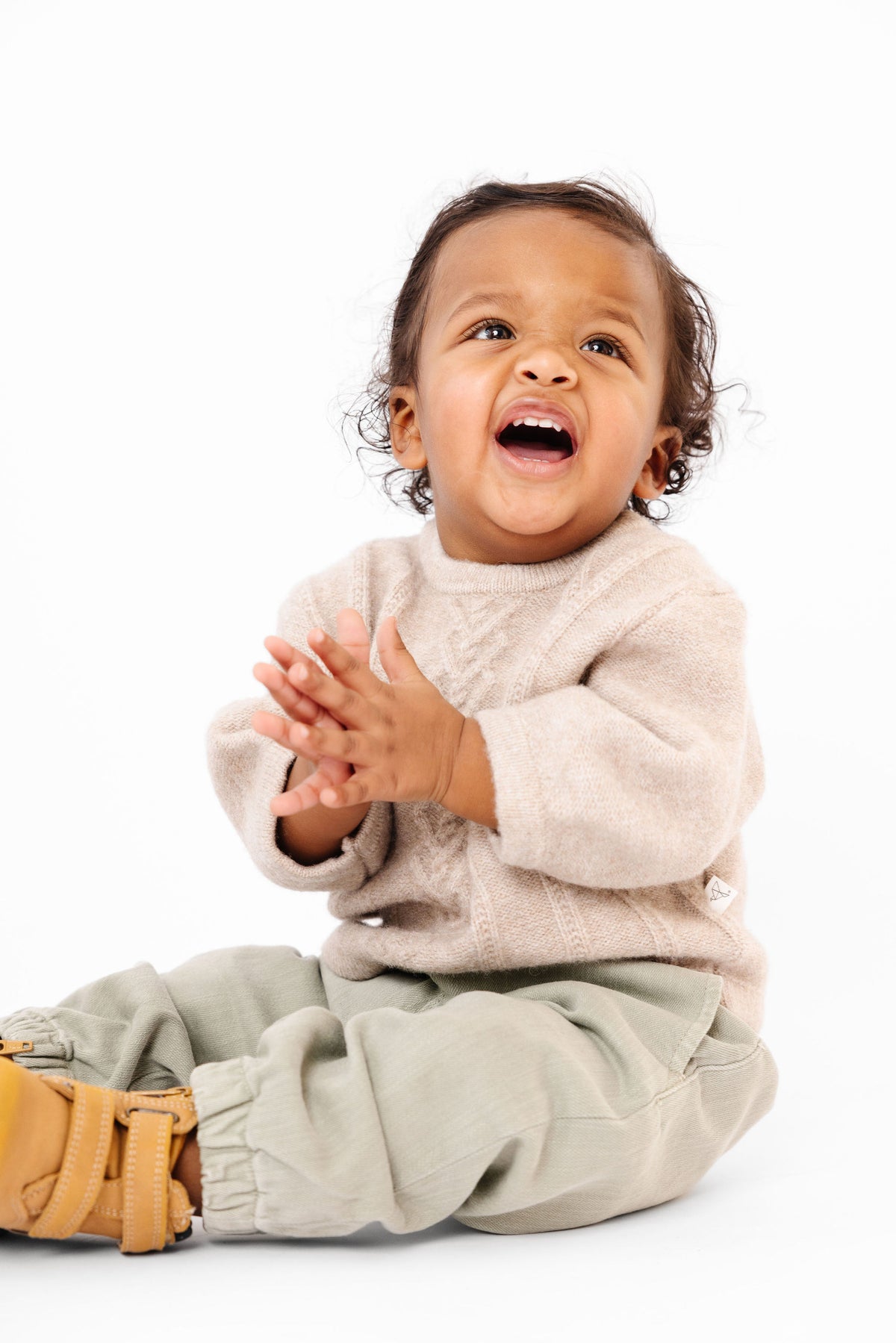 Bubble Sweater Oatmeal Copper Pearl