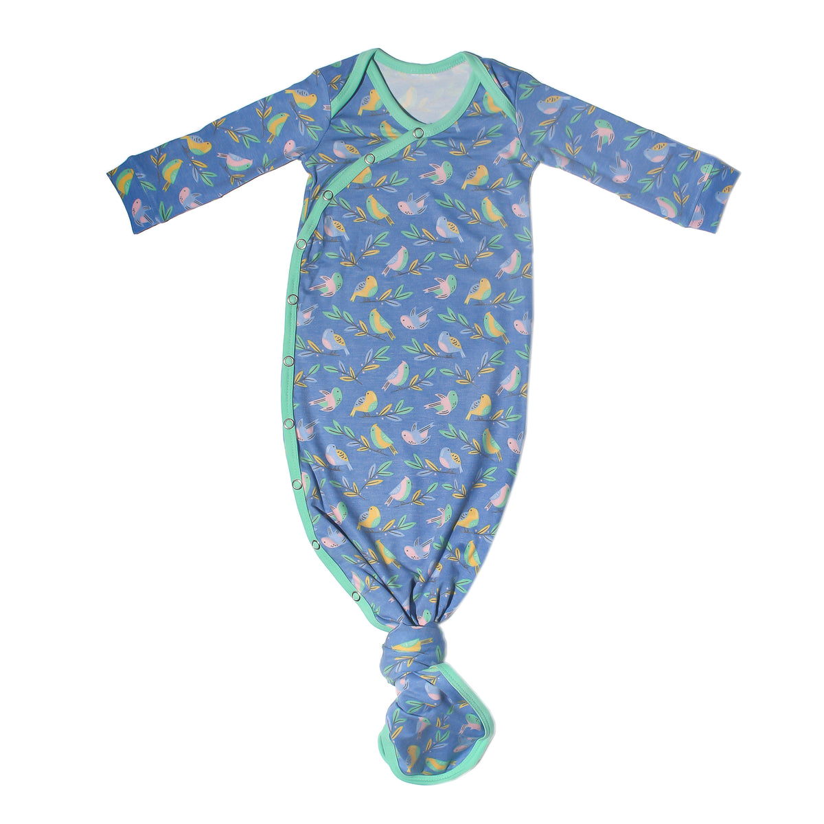 Newborn Knotted Gown - Birdie