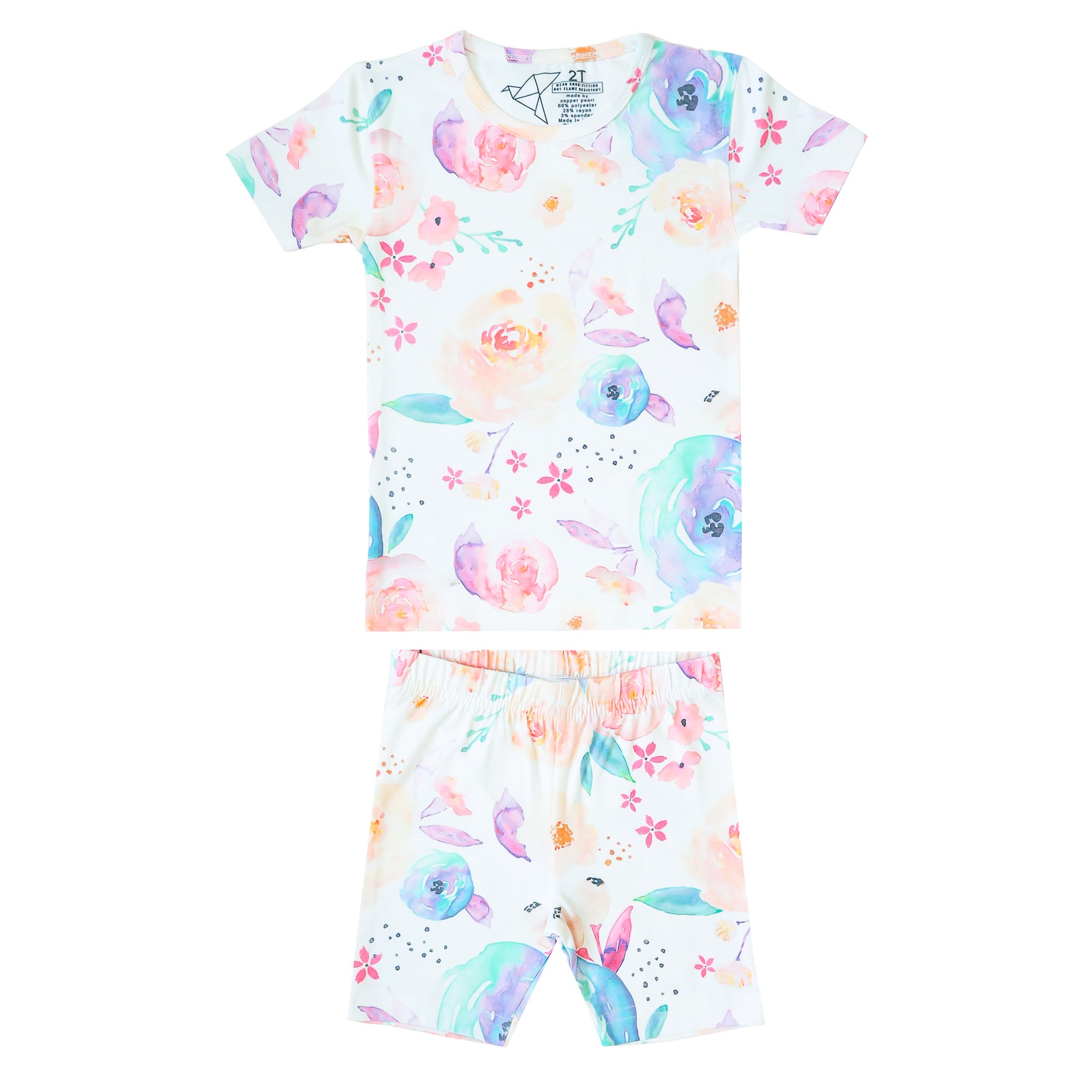 2pc Short Sleeve Pajama Set - Bloom