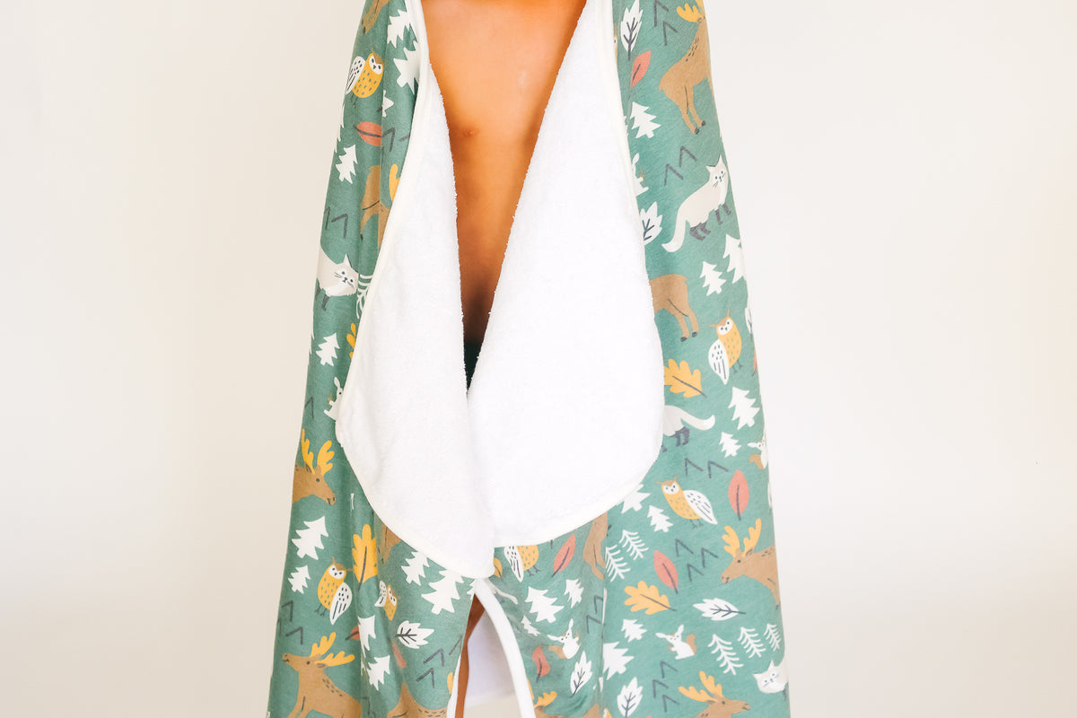 Premium Big Kid Hooded Towel Atwood Copper Pearl