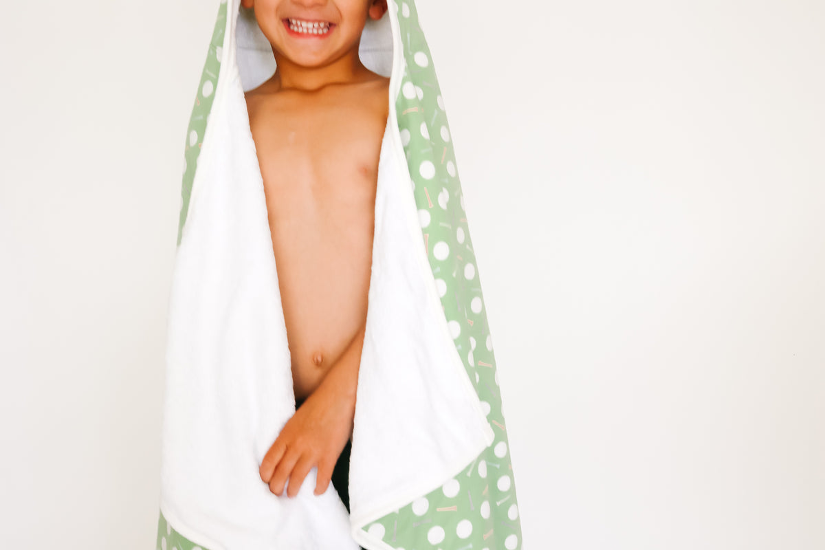 Premium Big Kid Hooded Towel - Bogey