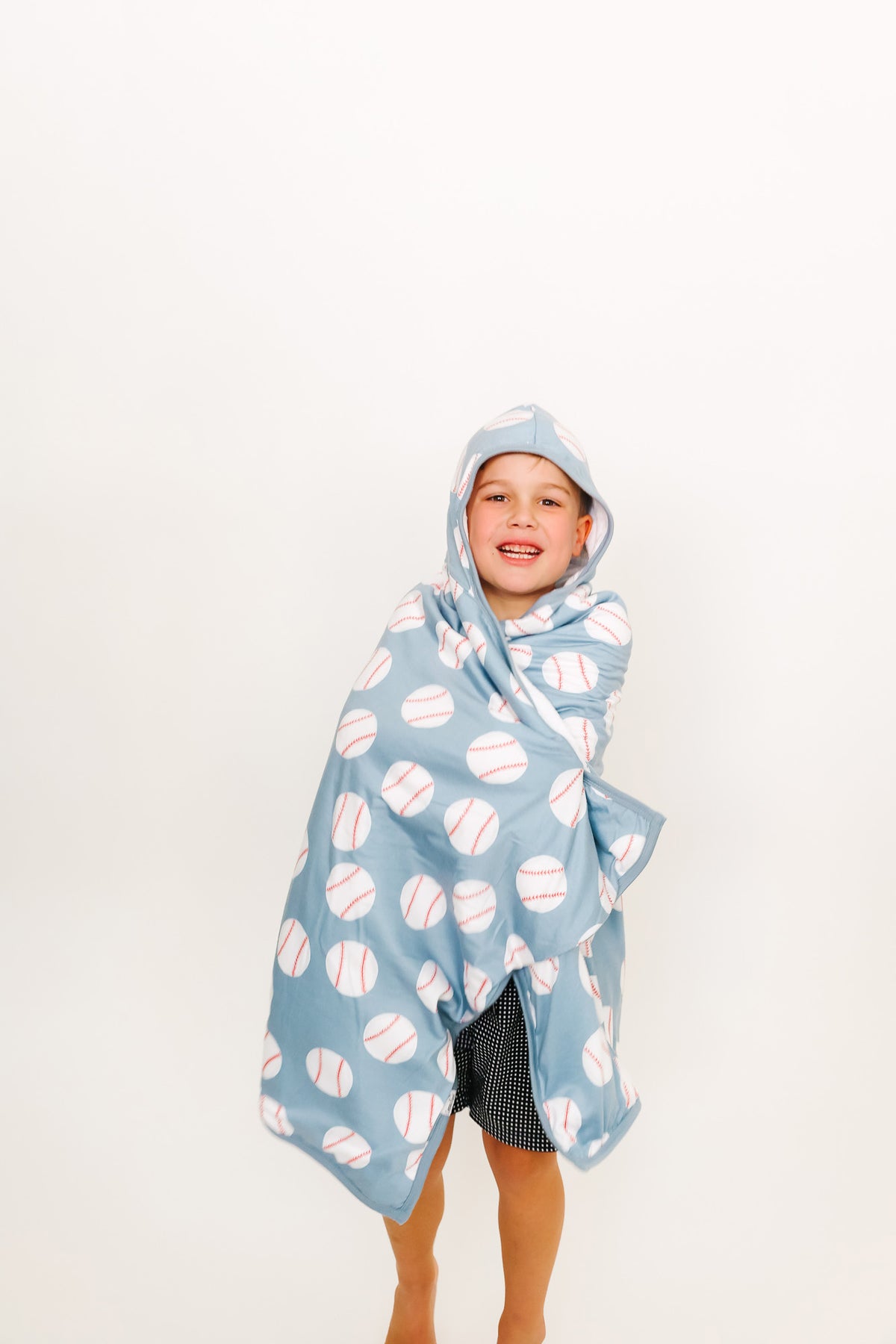 Premium Big Kid Hooded Towel - Slugger