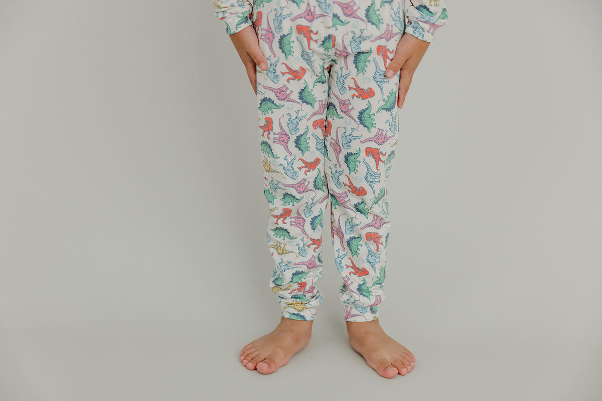 2pc Long Sleeve Pajama Set - Dinosaurs of Jurassic Park