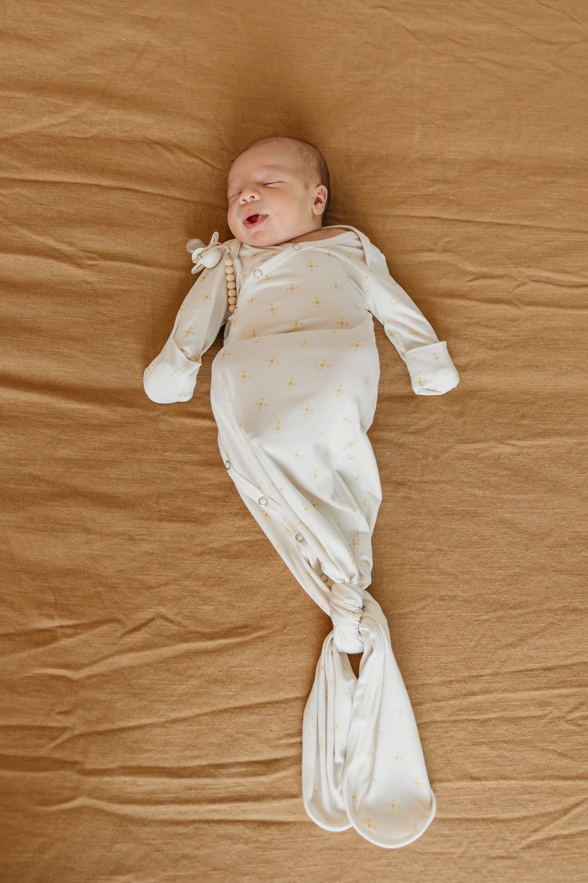 Newborn Knotted Gown - Santa Fe