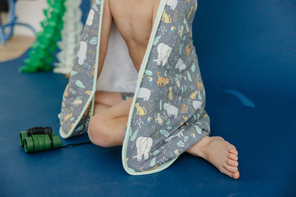 Premium Baby Knit Hooded Towel - Bengal