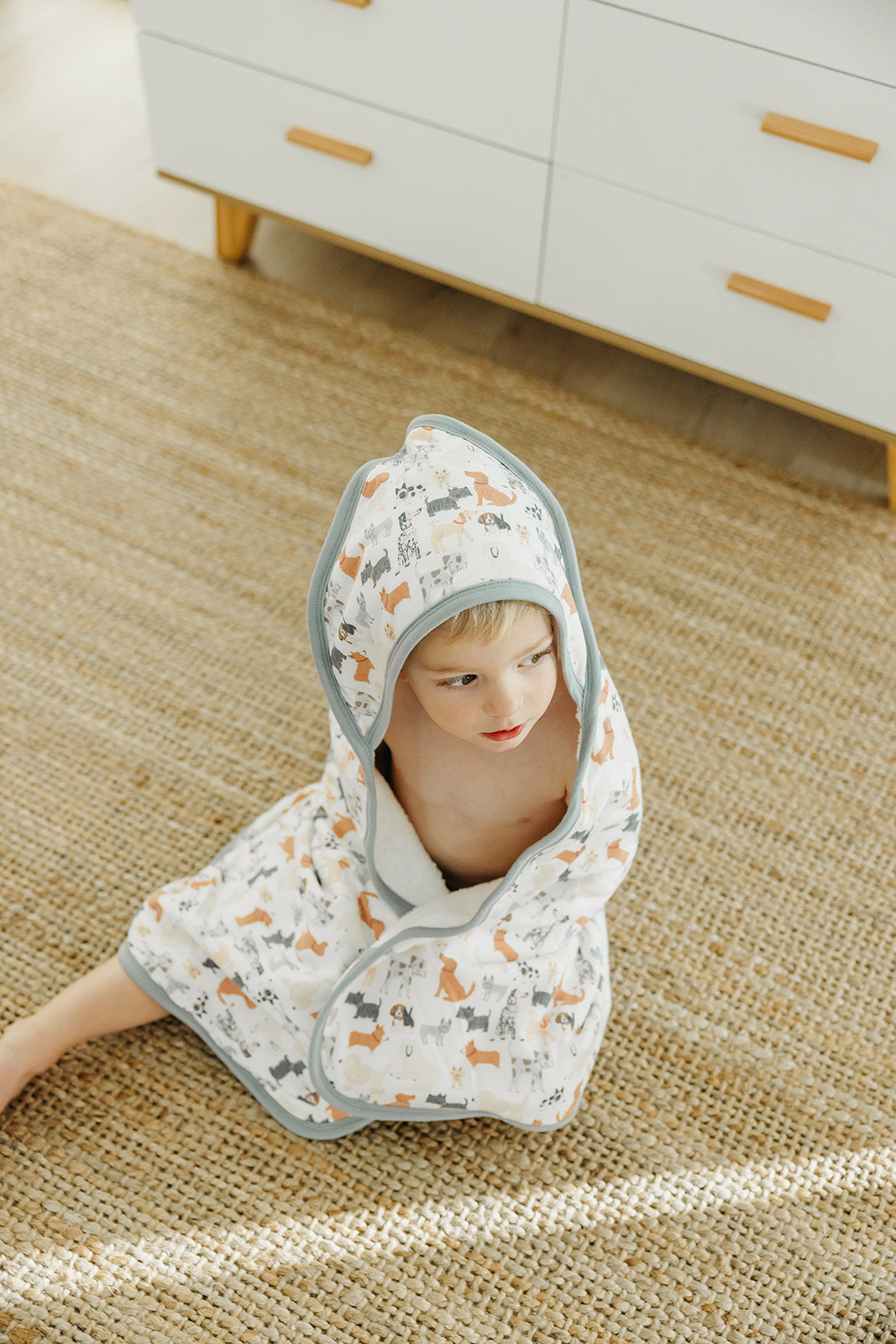Premium Baby Knit Hooded Towel - Rufus – Copper Pearl