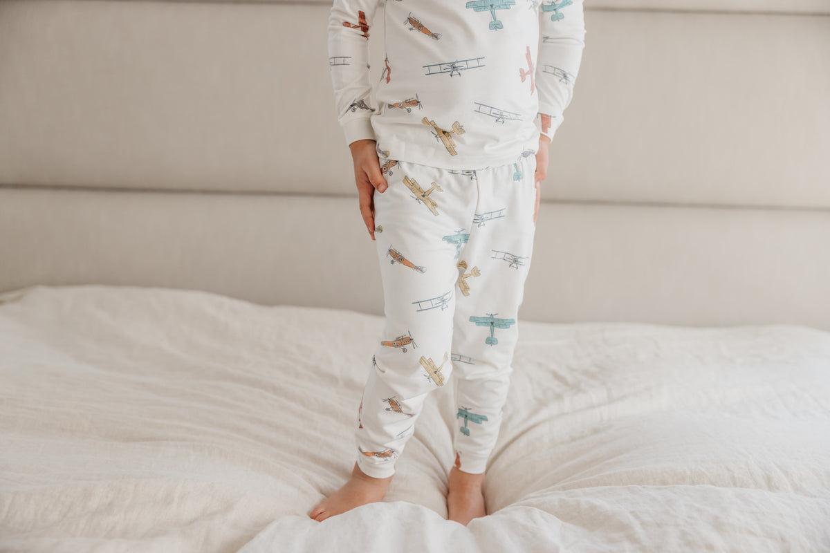 2pc Long Sleeve Pajama Set - Ace