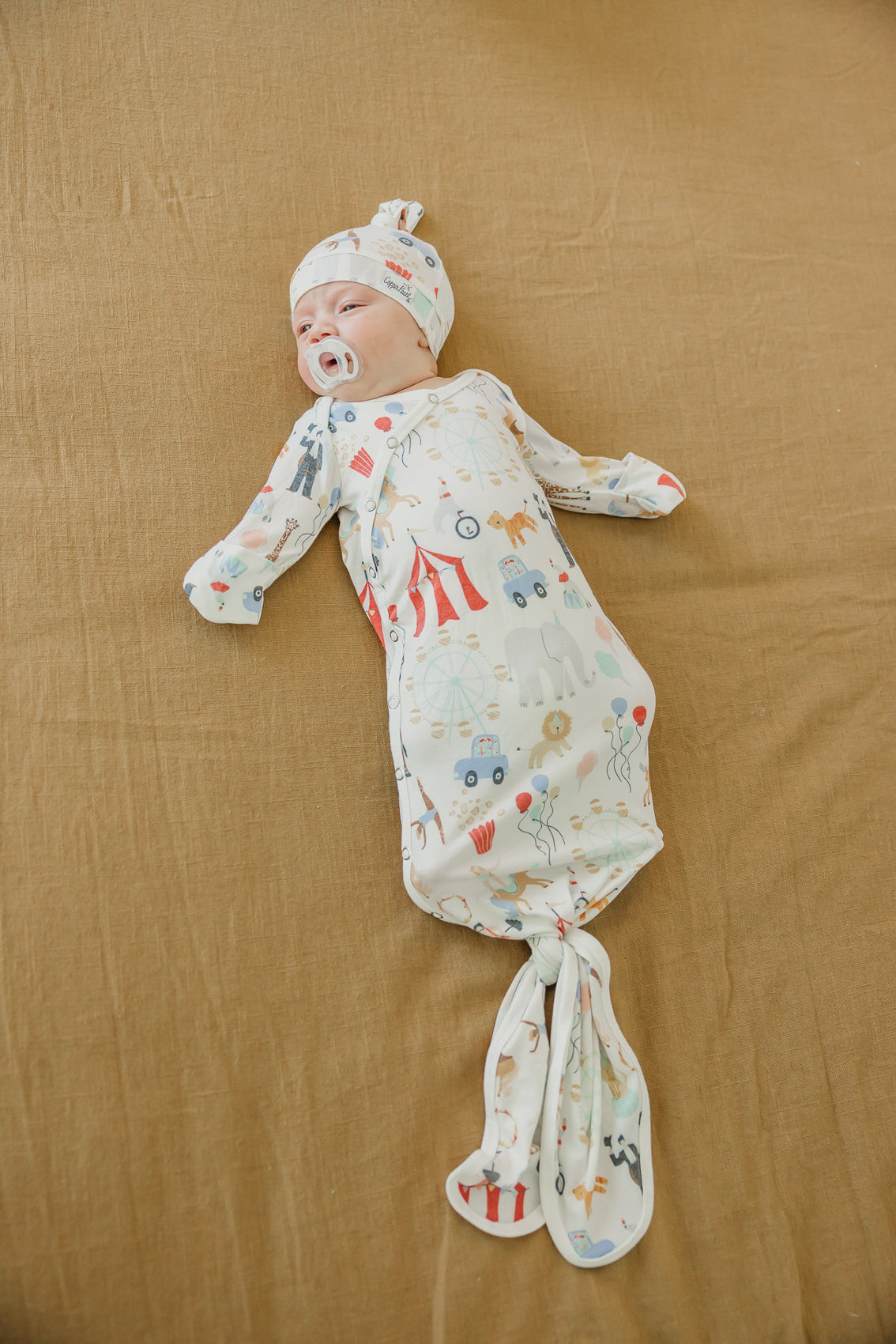 Newborn Knotted Gown - Bailey