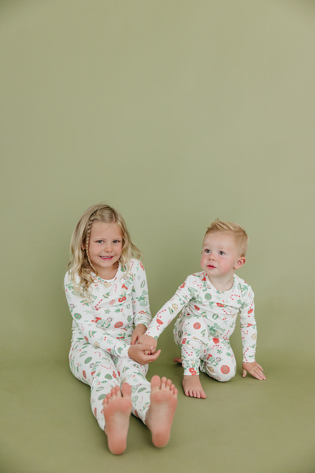 2pc Long Sleeve Pajama Set - Elf