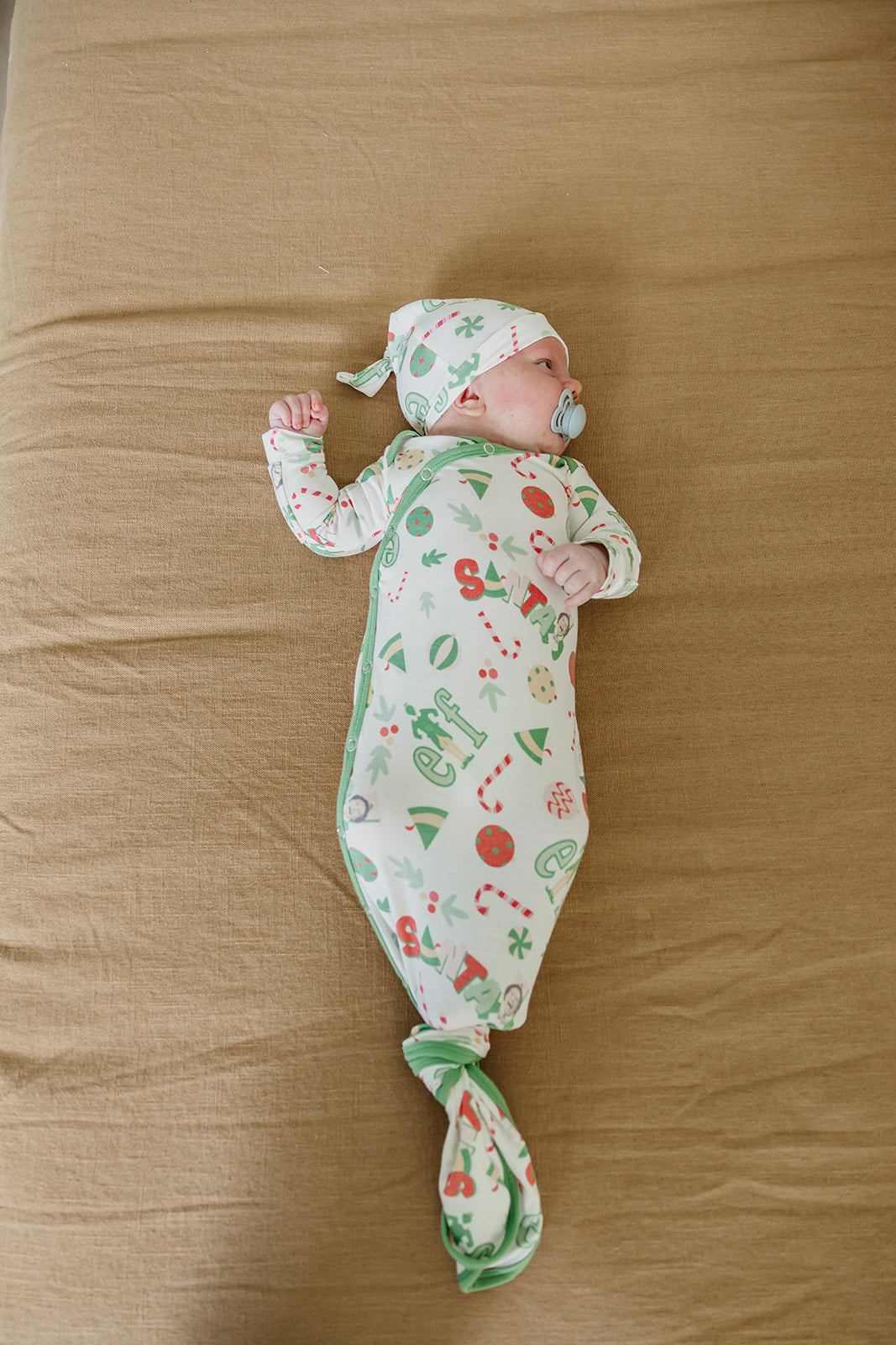 Newborn Knotted Gown - Elf