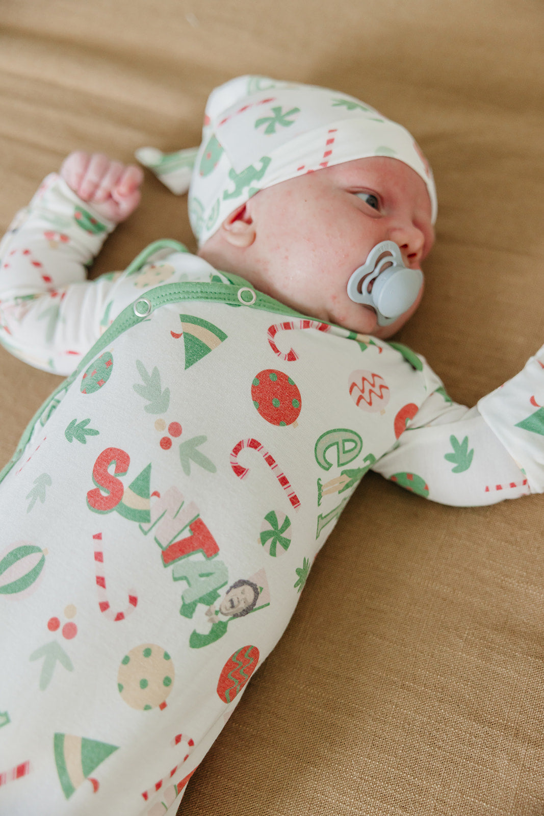 Newborn Knotted Gown - Elf