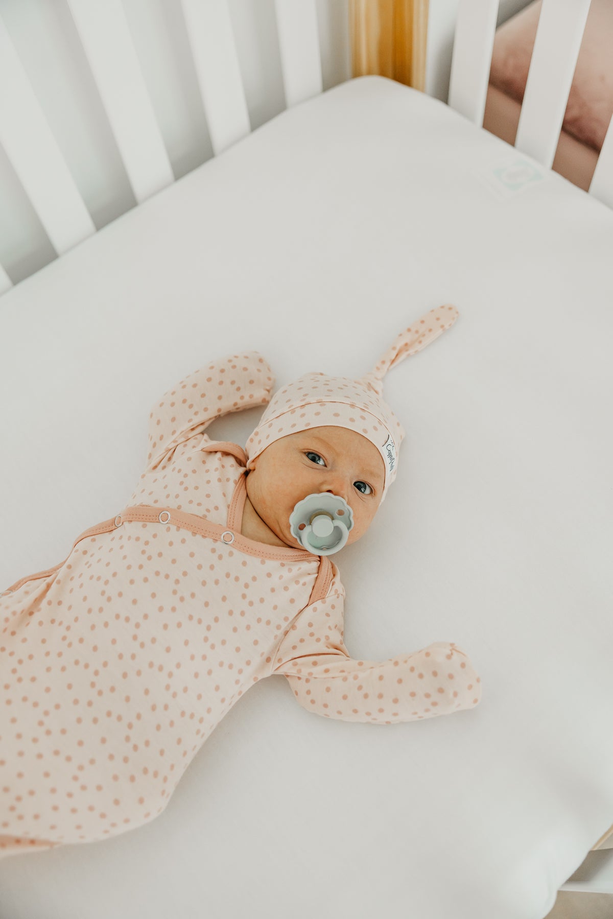 Newborn Knotted Gown - Dottie