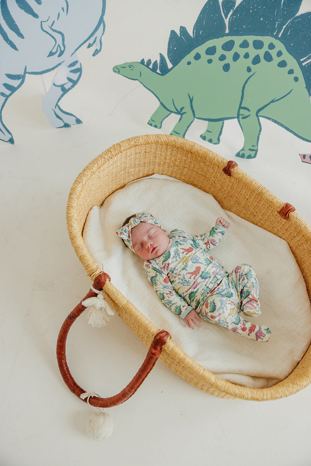 Footed Baby Pants Dinosaurs of Jurassic Park Copper Pearl