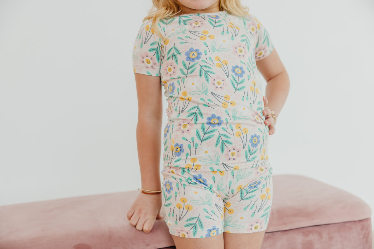 2pc Short Sleeve Pajama Set - Clara