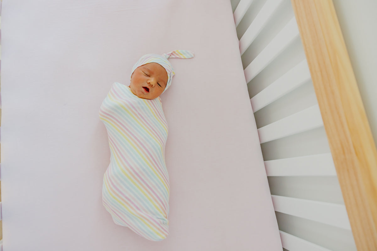 Knit Swaddle Blanket - Lucky