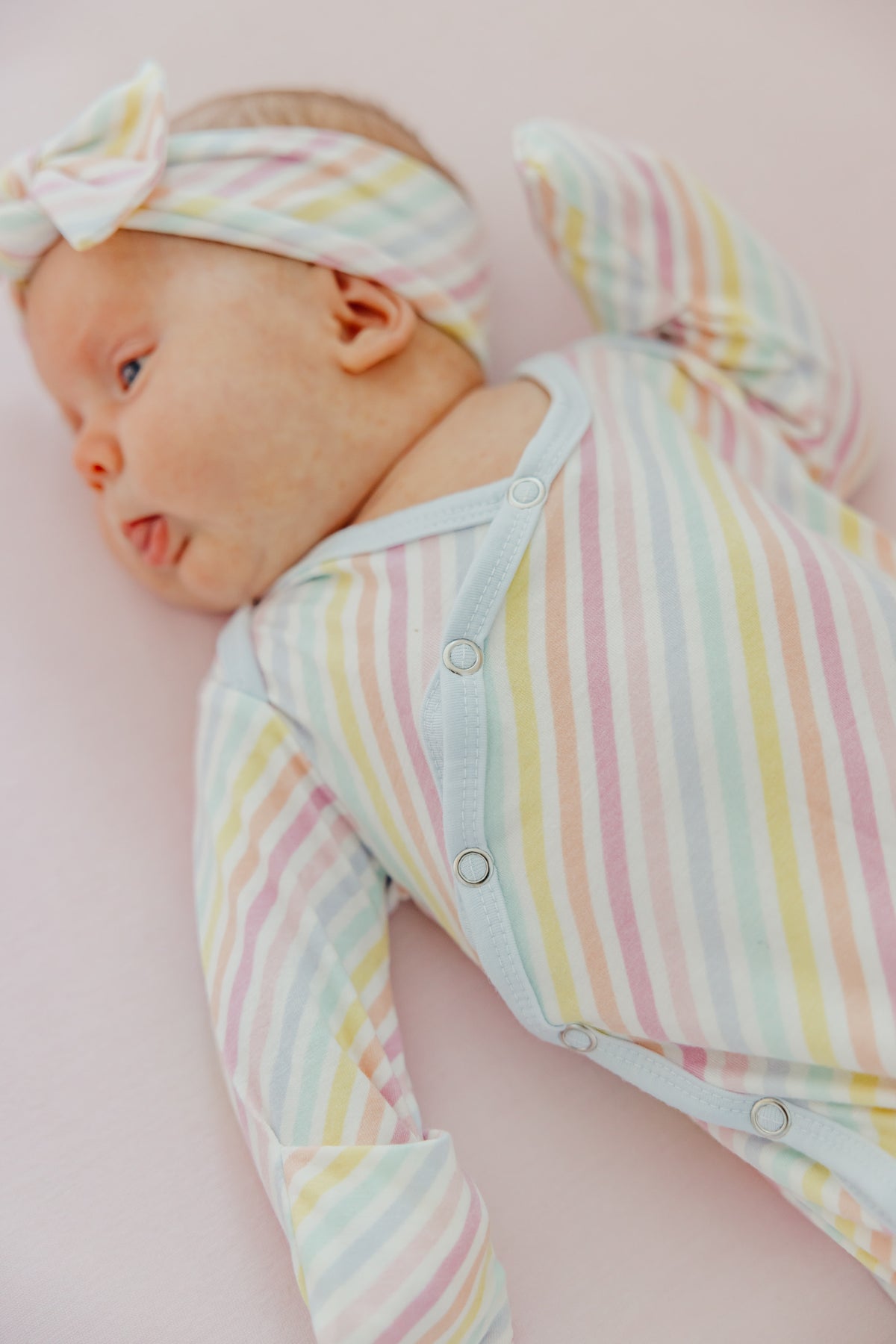 Newborn Knotted Gown - Lucky