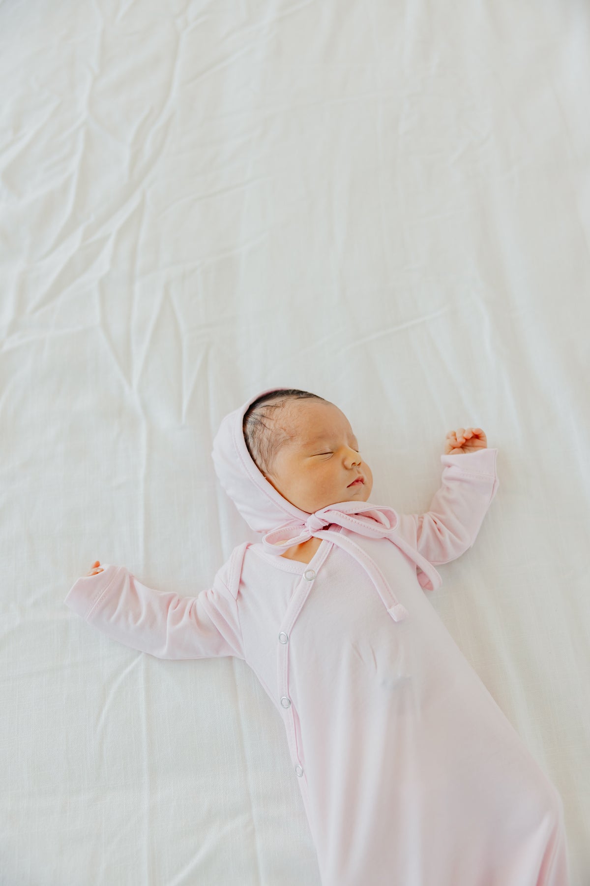 Newborn Knotted Gown - Blossom
